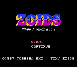 Zoids - Chuuou Tairiku no Tatakai (Japan)